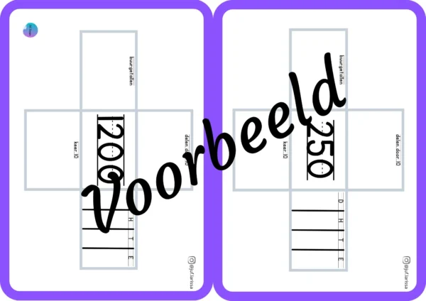 Invulblad buurgetallen - Afbeelding 4