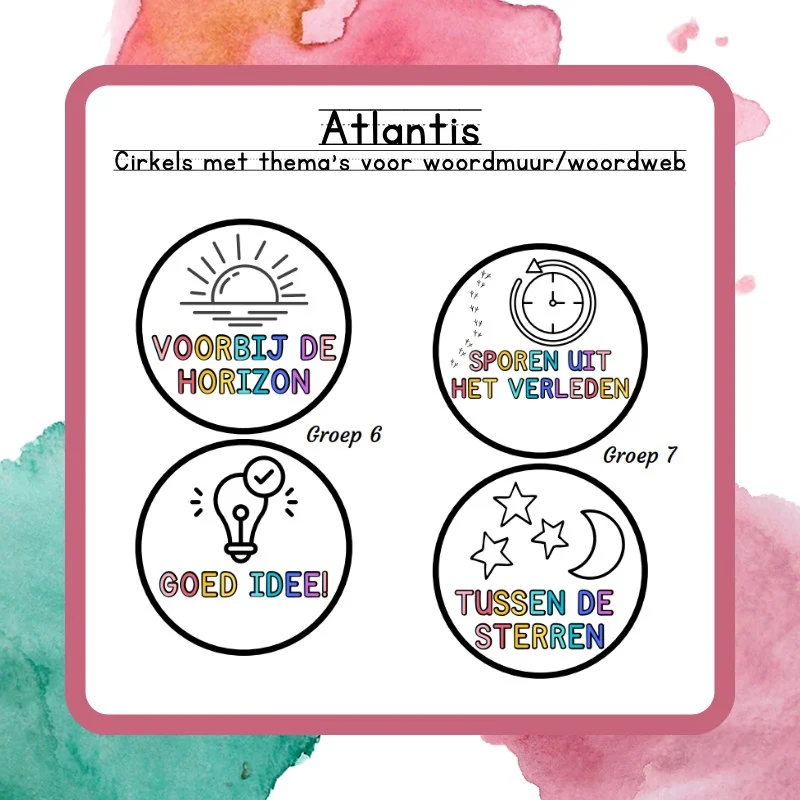 Atlantis thema cirkels