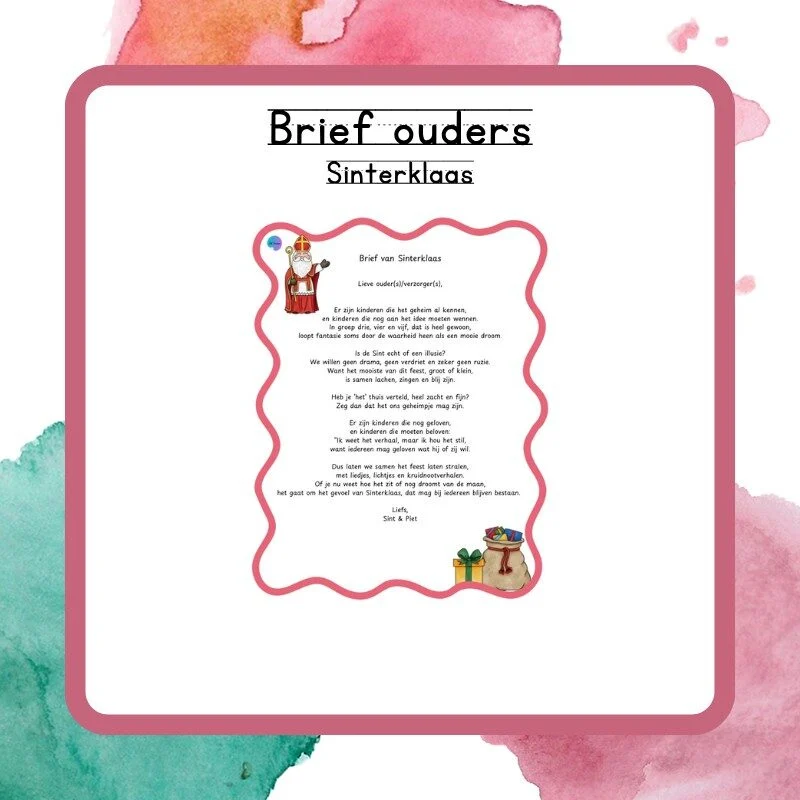 Brief ouders Sinterklaas