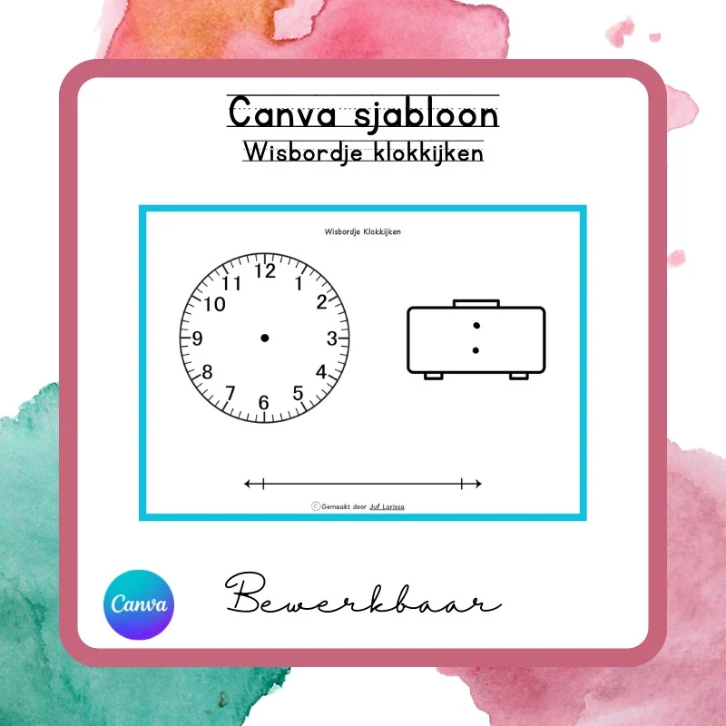 Wisbordje klokkijken