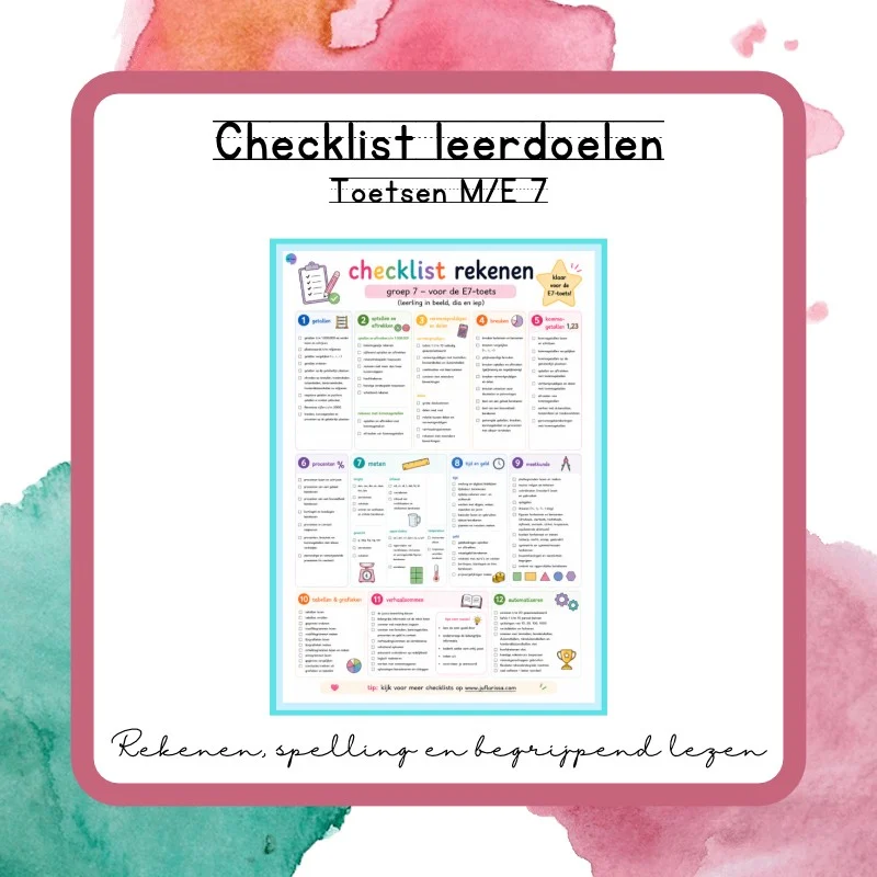 toetsen groep 7