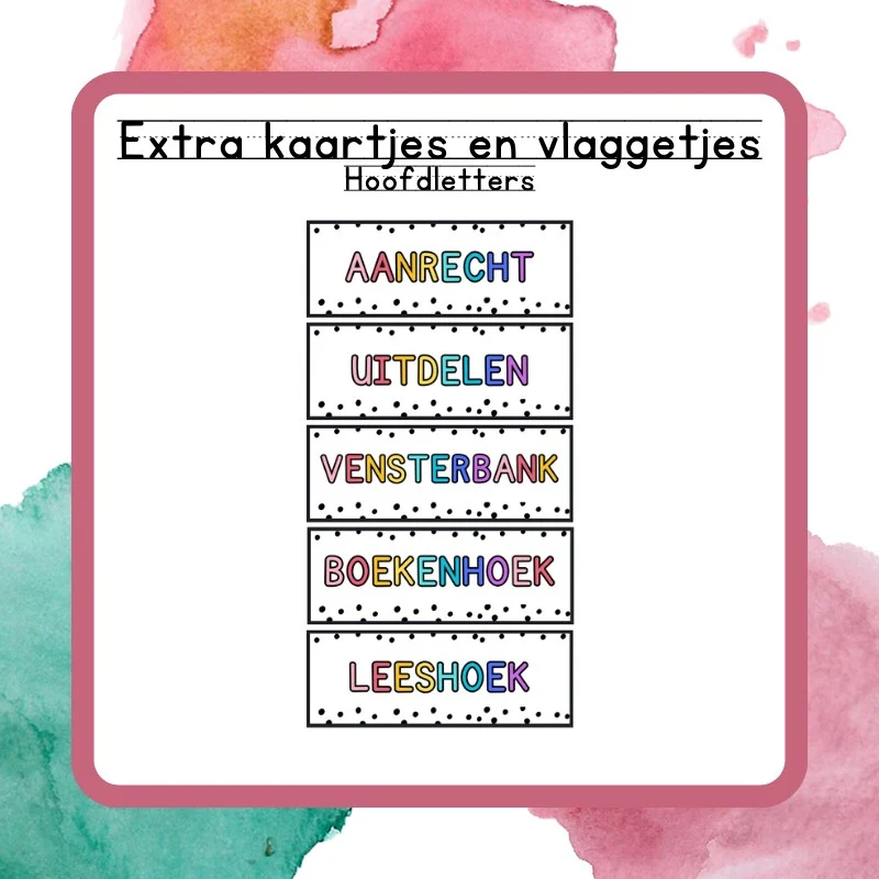 Extra kaartjes Hoofdletters
