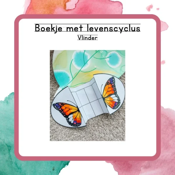Boekje over levenscyclus vlinder