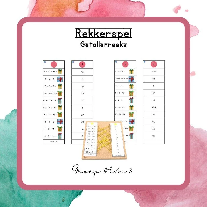 Rekkerspel getallenreeks