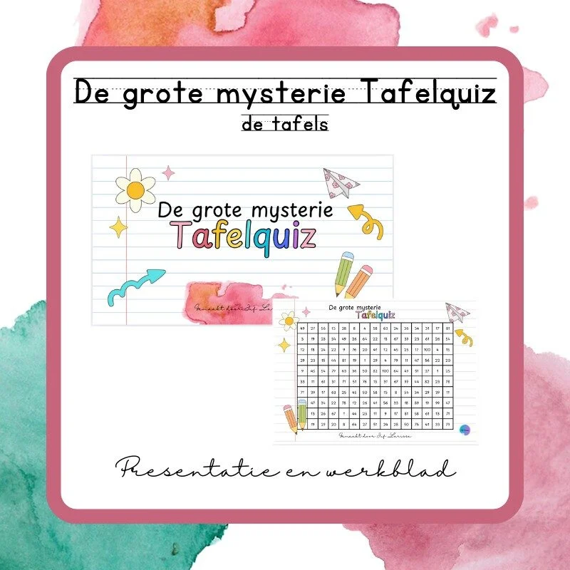 De grote mysterie Tafelquiz