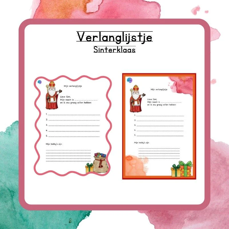 verlanglijstje sinterklaas