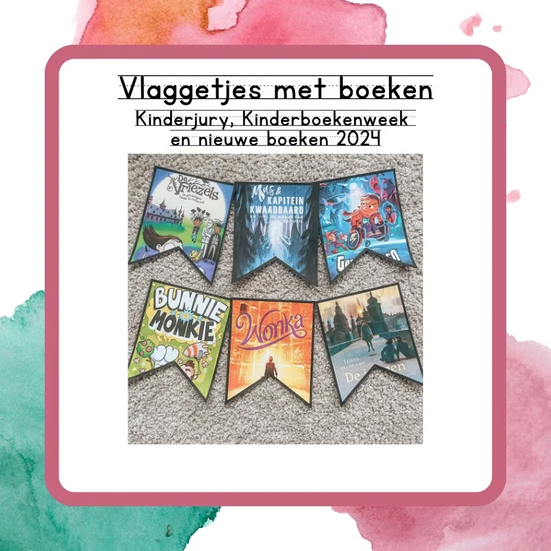 Vlaggetjes met boeken 2024