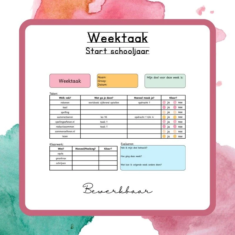 weektaak