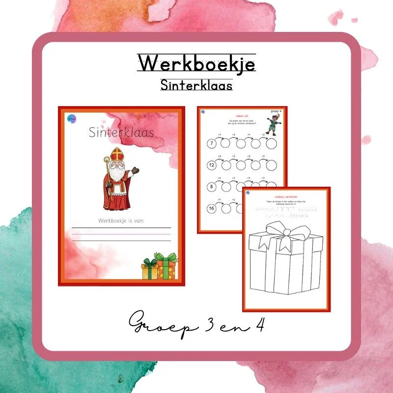 Werkboekje Sinterklaas groep 3 en 4