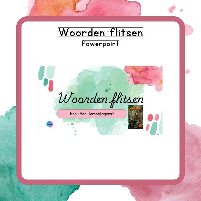 Woorden flitsen: Woorden bij De Tempeljagers