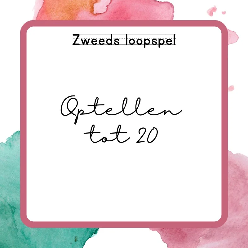 Zweeds loopspel Optellen tot 20