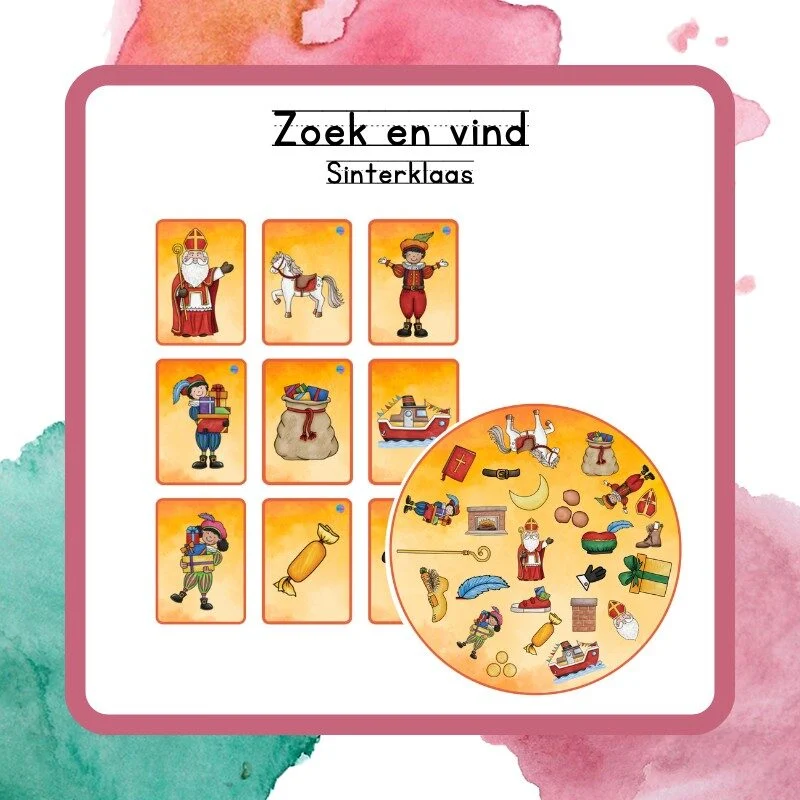 Zoek en vind Sinterklaas