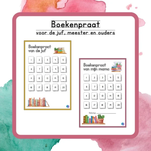 boekenpraat van de juf/meester