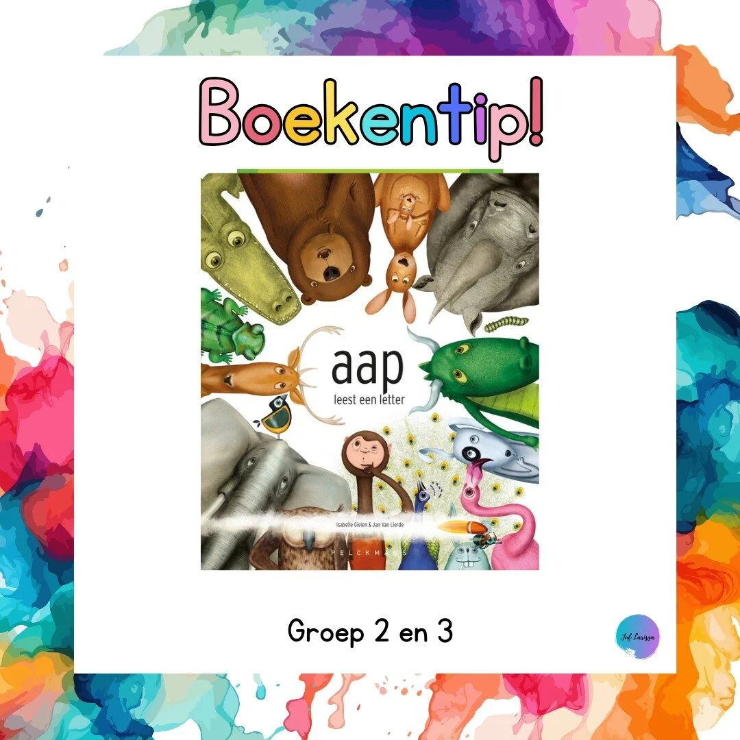 Aap leest een letter