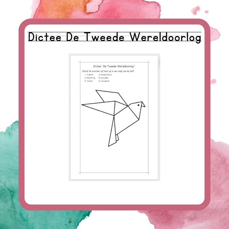 Dictee de Tweede Wereldoorlog