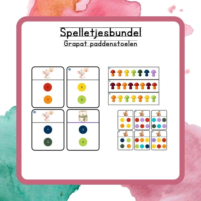 Spelletjesbundel Grapat paddenstoelen