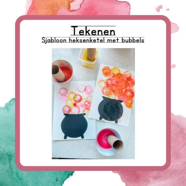 heksenketel met bubbels