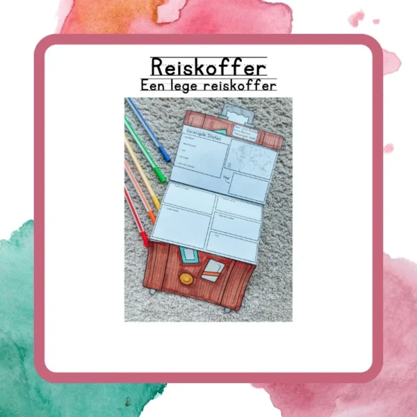 Reiskoffer ”Een lege reiskoffer”